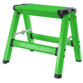 Amerihome Lightweight Single Step Aluminum Step Stool, Bright Green STL1AGNBX